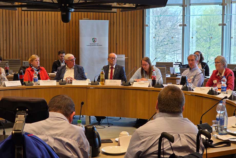 Werkstatträte im Landtag NRW