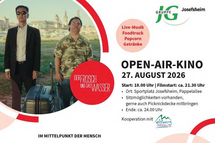 FilmSchauPlätze NRW am 27.08.2026 am Josefsheim
