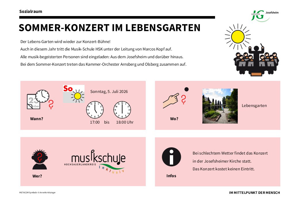 Sommer-Konzert im Lebensgarten